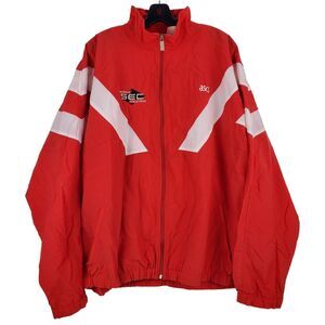 Vintage GEORGIA BULLDOGS Jacket Adult Large Red SEC VOLLEYBALL Full Zip ASICS